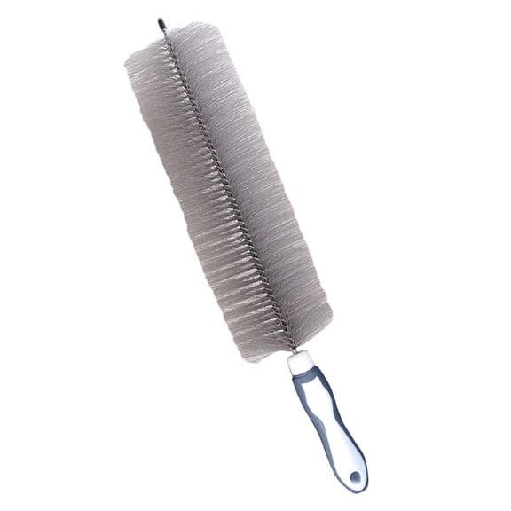 Grey 43Cm Flexible Fan Blade Cleaning Brush Duster For Blinds Screens Air Conditioner Sofa Keyboard Car Vent Home Office