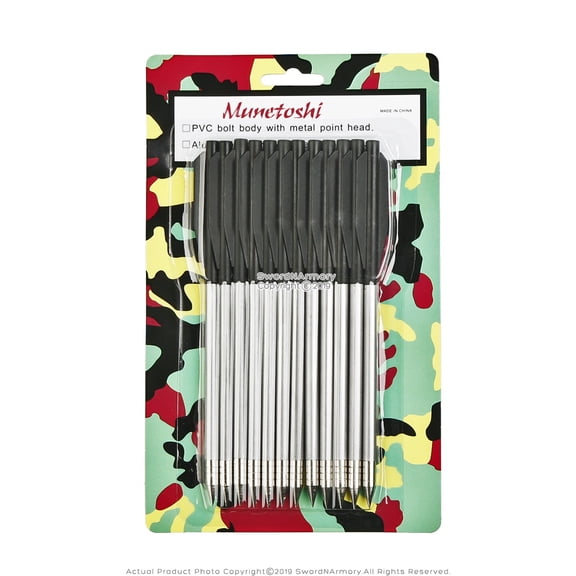 Grey 60 PCS 6.5" Aluminum Crossbow Bolts Arrows 50 & 80 lbs Metal Points