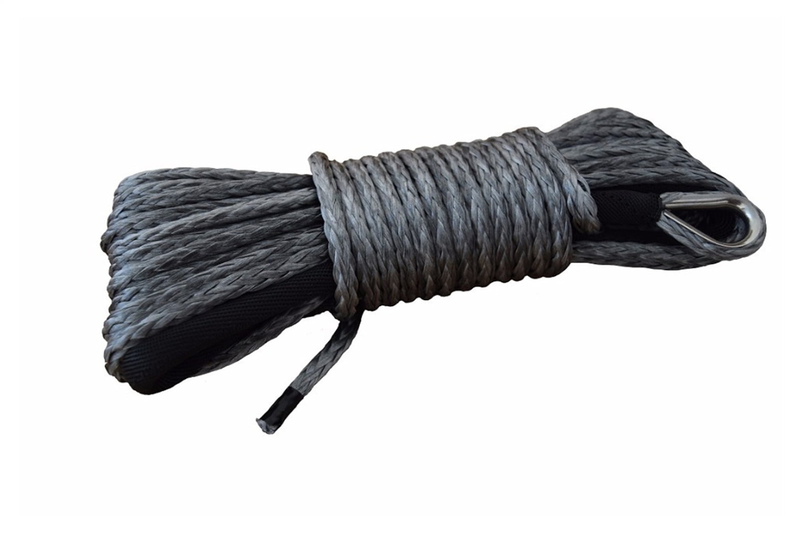 Grey 6mm*15m ATV Synthetic Winch Rope, Off Road Rope,Synthetic Winch ...