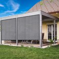 thumbnail image 2 of 90% Shade Fabric Sunscreen Panel 10x10FT – Pergola Cover With Grommets By DCP 2 of 5