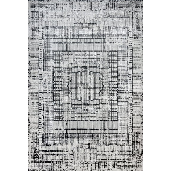 Grey Abstract Area Rugs for Living Room Washable Rugs Boho Moroccan Area Rug Soft Neutral Geometric Bohemian Carpet Distressed Indoor Rug for Bedroom Dining Room Office Foldable Nonslip Rug