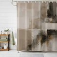 thumbnail image 1 of Grey Abstract Art Shower Curtains for Bathroom, Contemporary Luxury Waterproof Fabric Shower Curtain, Decorative Bathroom Curtain for Bathtub, 36"x72", No Hooks Included, 1 of 9