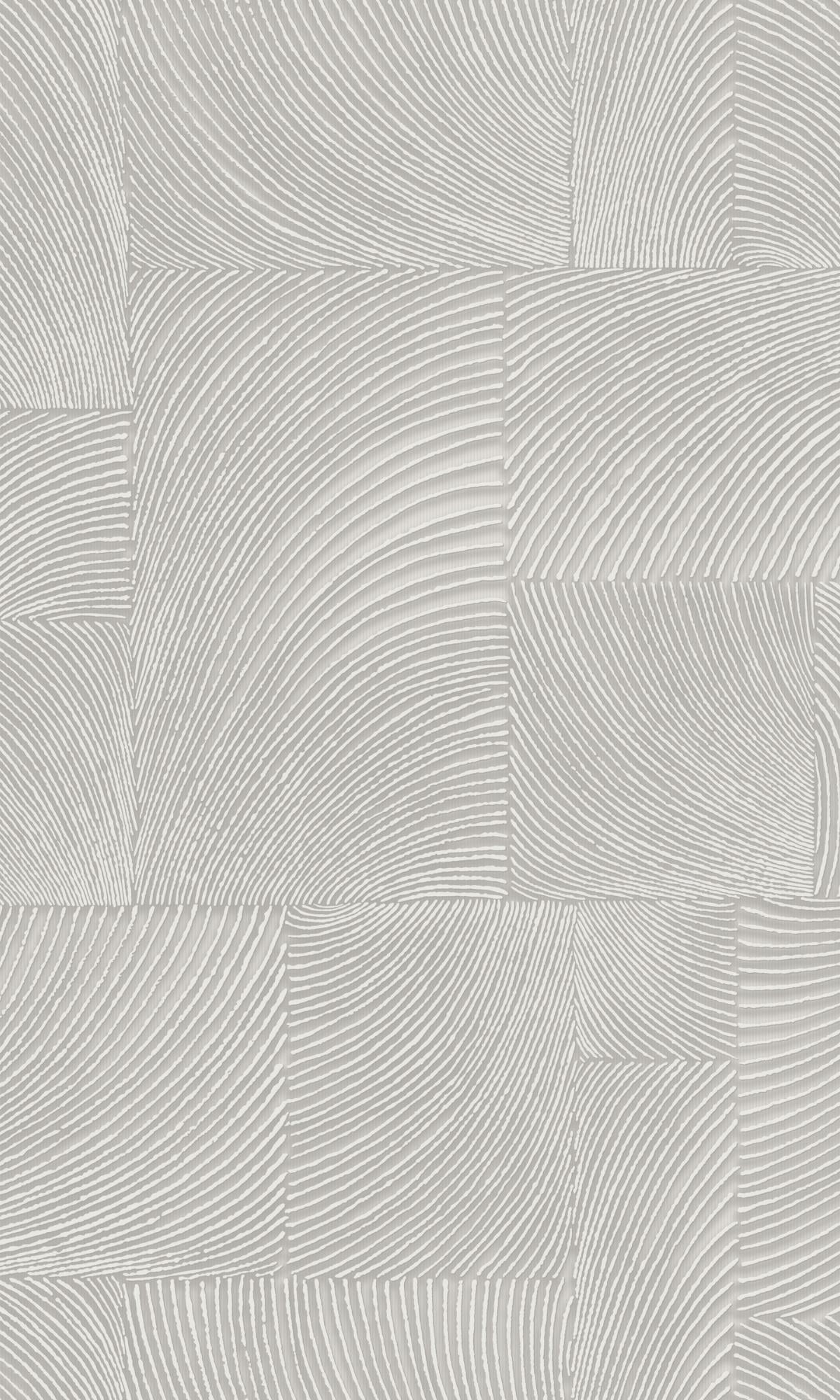Grey Abstract Geometric Waves Printed Non-Woven Non-Pasted Textured Wallpaper 57 Sq. Ft.