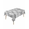 thumbnail image 1 of Grey Abstract Table Cloth, Modern Oil Painted Art Contemporary Waterproof Tablecloth for Rectangle Tables, Reusable Washable Fabric Table Cover for Restaurant Kitchen Dining Tables 54"x108", 1 of 6
