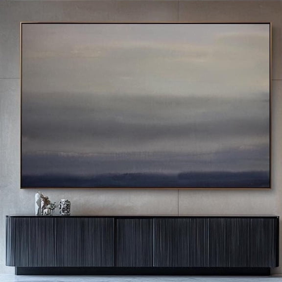Grey Abstract Wall Art Plaster Horizontal Art Grey Wabi Sabi Plaster Horizontal Art Grey Minimalist Art Grey Living Room Decor Wall Art Modern Wall Decor POSTER
