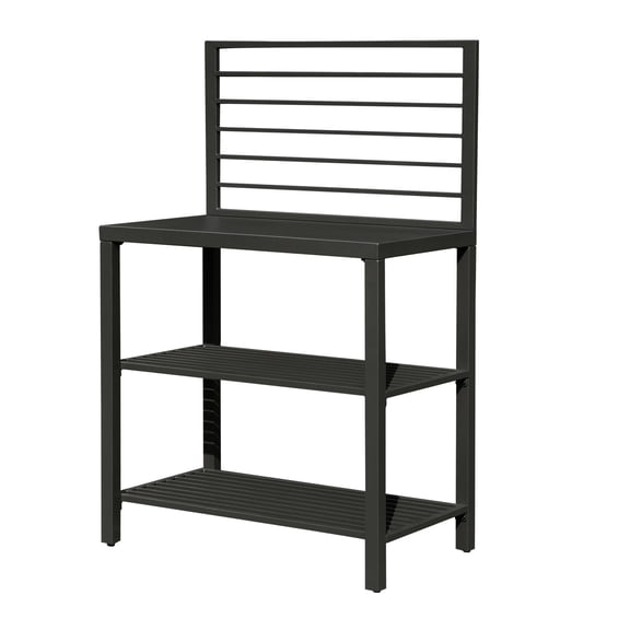 Grey Aluminum Outdoor Kitchen with Leveler Feet | Social Gathering Spot, Customizable Setup