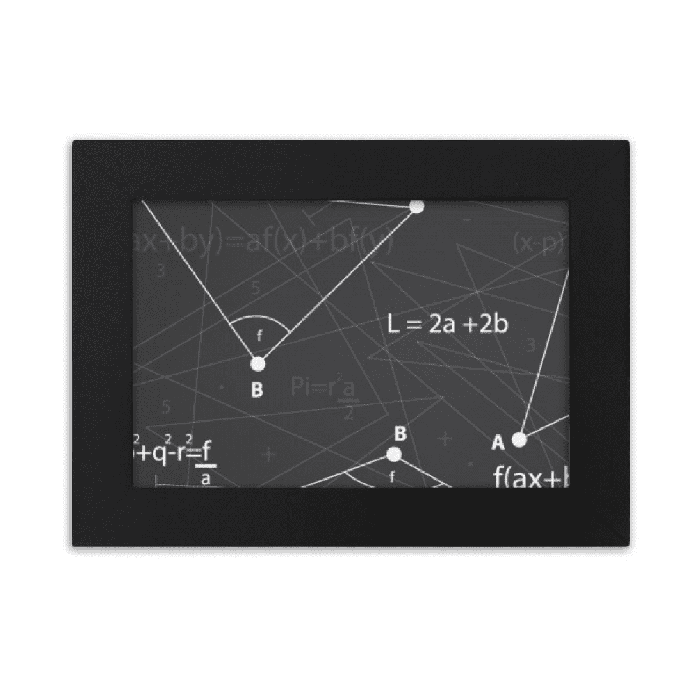 Grey Angle Mathematical Formula Calculus Desktop Photo Frame Ornaments ...