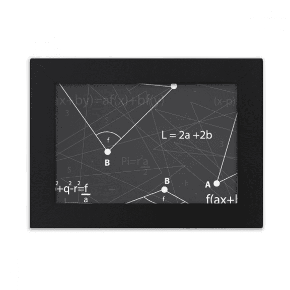 Grey Angle Mathematical Formula Calculus Desktop Photo Frame Ornaments Picture Art Painting