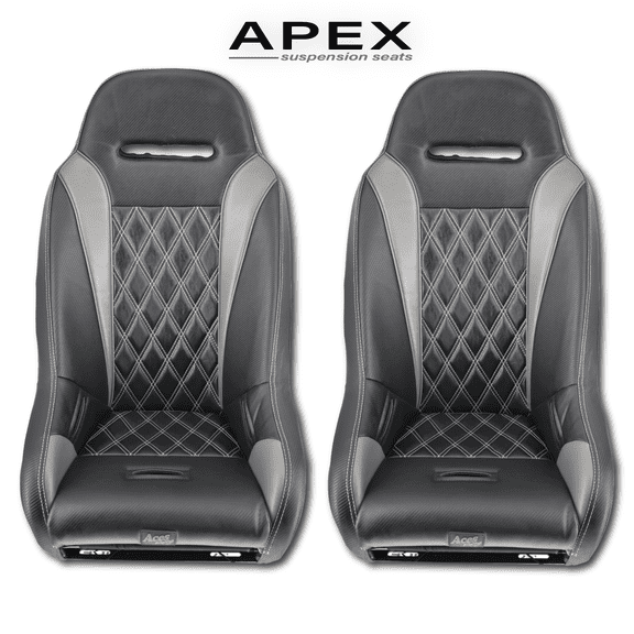 Grey Apex Canam X3 Suspension Seats