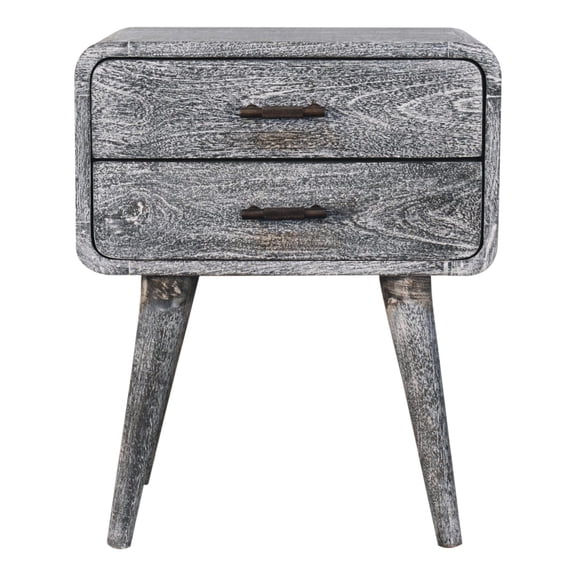 Grey Ash Color - Sandblasted Ash Finish - Bedroom Decor - Highlights Natural Wood Beauty