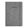 thumbnail image 1 of Grey B5 Notebook Lined Journal, Pu Leather Softcover Sewn Binding, Smooth Writing Wear Resistant for Daily Note Taking, 10X7X0.5In, 1Pcs, 1 of 9