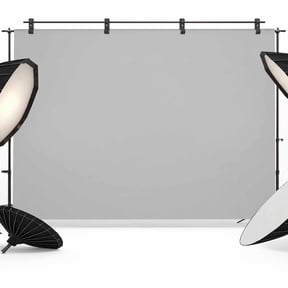 Grey Backdrops for Photography, Solid Color Fabric Photo Background Sturdy Studio Props for Photo Studio, Video Recording, Booth & Photoshoot 7X5ft