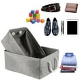 thumbnail image 1 of Grey Basket Storage Baskets Fabric Rectangular for Nursery, Decorative Baskets Canvas for Empty Gifts, Multiple Sizes for Home Organization, Gray,Medium, By PRYESS, 1 of 9