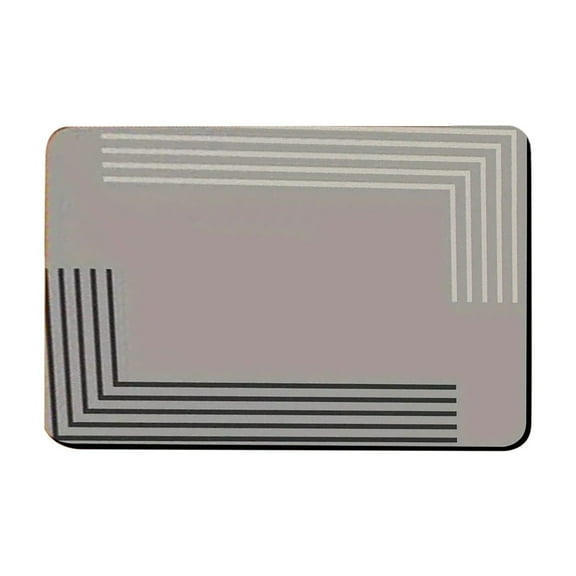 Grey Bathroom Mat With Super Absorbent Diatom Mud, Fast-Drying And Non-Slip Rubber Bottom For Shower Floor And Bathroom Vanity, Size 23.62X15.74In Weight 0.77Lb