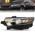 thumbnail image 1 of Grey Bezel Halogen Headlight For 2013-2014 Ford Taurus Left Driver Side Lamp LH, 1 of 7