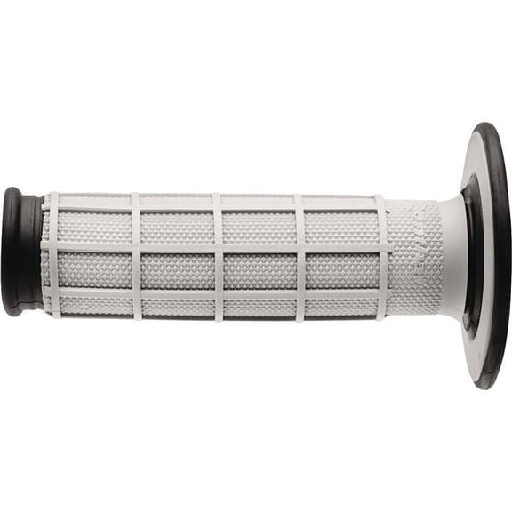 Grey/Black Renthal Dual Compound Full Waffle MX Grips
