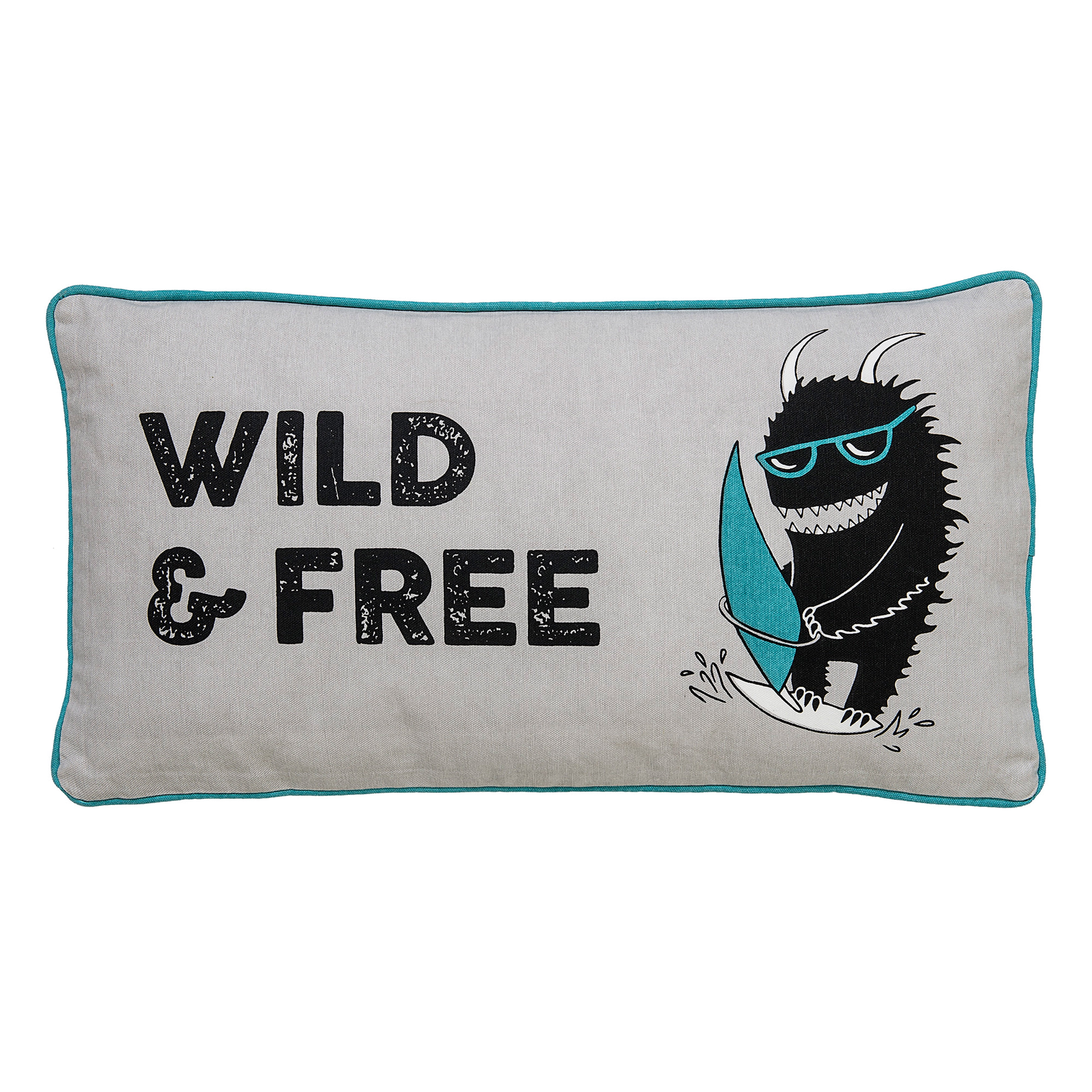 Cotton Reversible Throw Pillow