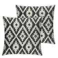 thumbnail image 1 of Grey Boho Pillow Covers , Gray Bohemian Geometric Pattern Modern Abstract Decorative Throw Pillow Cases Cushion Covers Summer Decoration Gift Farmhouse Sofa Couch Bed Decor, 1 of 7