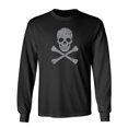thumbnail image 1 of Grey Bones Sarcastic Humor Novelty Men's Long Sleeve Shirts, 1 of 3