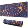 thumbnail image 1 of Grey Bottom Orange Lines&nbsp;mouse Padswaterproofnon Slip&nbsp;Line Series for Office Home Work Gaminggaming Mouse PadRubber Base Mousepad with Stitched Edges 31.5x11.8inches, 1 of 7