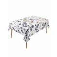 thumbnail image 1 of Grey Brown Botanical Table Cloth, Waterproof Tablecloth for Rectangle Tables, Watercolor Spring Floral Summer Leaf Reusable Washable Fabric Table Cover for Restaurant Kitchen Dining Tables 54"x108", 1 of 9