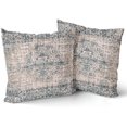 thumbnail image 1 of Grey Brown Ethnic Boho Pillow Covers 16X16 in Bohemian Carpet Vintage Gray Floral Decorative Couch Pillow Cases with Zipper Set of 2 Home Decor for Living Room Bedroom Bed Cushion Outdoor, 1 of 6