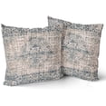 thumbnail image 1 of Grey Brown Ethnic Boho Pillow Covers 16X16 in Bohemian Carpet Vintage Gray Floral Decorative Couch Pillow Cases with Zipper Set of 2 Home Decor for Living Room Bedroom Bed Cushion Outdoor, 1 of 6