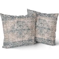 thumbnail image 1 of Grey Brown Ethnic Boho Pillow Covers 18X18 in Bohemian Carpet Vintage Gray Floral Decorative Couch Pillow Cases with Zipper Set of 2 Home Decor for Living Room Bedroom Bed Cushion Outdoor, 1 of 6