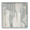 thumbnail image 1 of Grey Brushed Abstract Arrangement Abstract Painting Gray Framed Art Print Wall Art, 1 of 7