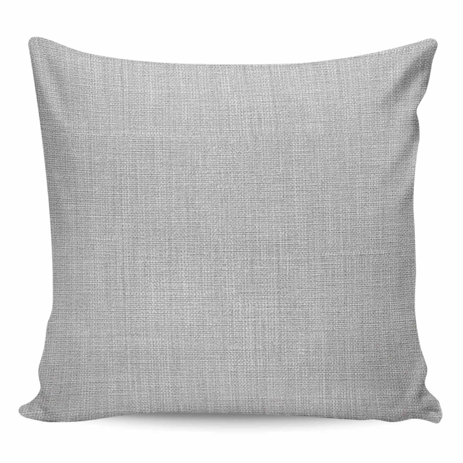 Grey Burlap Texture Pillow Covers 26x26 Inch Decorative Throw Pillow Cover, Farmhouse Vintage Gray Sofa Pillowcases Accent Cushion Case Home Decor Bedroom Living Room