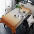 thumbnail image 1 of Grey Burnt Orange Ombre Table Cloth Waterproof Tablecloths, Modern Abstract Art Gradient Tablecloth Dining Table Cover for Kitchen Party Tabletop Outdoor, Rectangle Tablecloth 54x108 Inch, 1 of 9