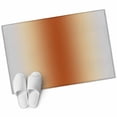 thumbnail image 1 of Grey Caramel Orange Gradient Washable Area Rug 2 x 3 ft Minimalist Ombre Modern Art, Soft Non Slip Rugs Stain Repellent Indoor Felt Carpet for Living Dining Room Bedroom Home Office, 1 of 9
