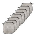 thumbnail image 1 of Grey Chair Seating Cushion, Victorian Lace Flowers and Leaves Retro Background Old Fashioned Graphic, Soft Seat Pads for Office with Anti-slip Backing, 16"x16", Grey Beige, by Ambesonne, 1 of 7