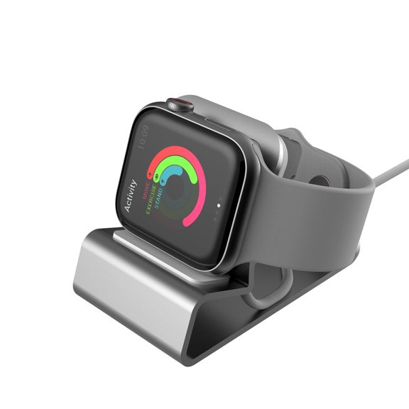 Grey Charging Dock Home Decor Bracket Fashionable Watch Stand Support Holder Aluminum Alloy