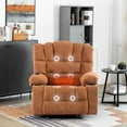 thumbnail image 1 of Grey Chenille Massage Recliner Chair (330lbs Capacity – 8-Point Massage, Lumbar Heating, 150 °   Recline, Pillow Top Arms), 1 of 11