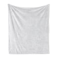 thumbnail image 1 of Grey Chevron Soft Flannel Fleece Throw Blanket, Geometric Pattern in Soft Contemporary Creative Simplistic Fashion Art, Cozy Plush for Indoor and Outdoor Use, 60" x 80", Pale Grey White, by Ambesonne, 1 of 6