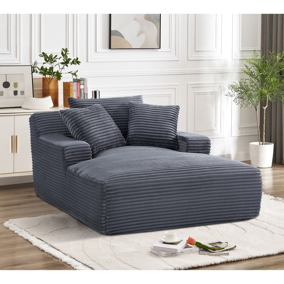Grey Cloud-like Oversized Lounge / Stylish Bedroom and Living Room Piece