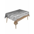 thumbnail image 1 of Grey Coastal Beach Table Cloth, Summer Nautical Oil Painting Waterproof Tablecloth for Rectangle Tables, Reusable Washable Fabric Table Cover for Restaurant Kitchen Dining Tables 60"x120", 1 of 6