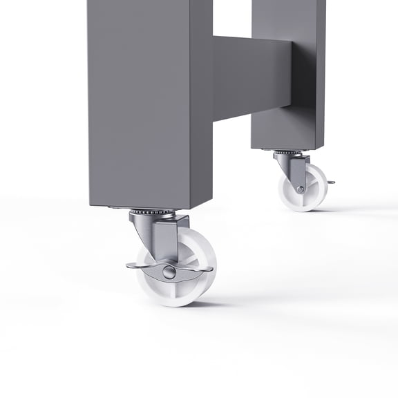 Grey Color - Smooth Drawer and Door Movement - Multiple Usage Scenarios - Convenient Storage and Mobility