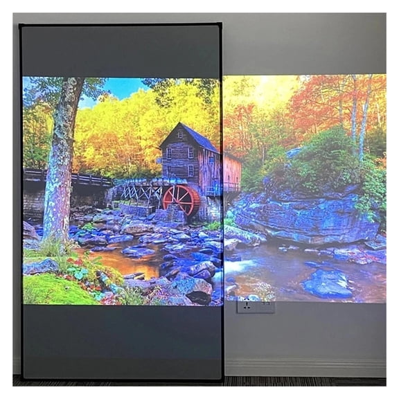 Grey Crystal ALR Projector Screen Ambient Light Rejecting Fixed Frame 1CM Ultra Narrow Border CLR 4K 8K Projection