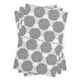 thumbnail image 1 of Grey Dahlia Kitchen Towels Set of 3, Water Absorbent Dish Towel, Vintage Rustic Gray Flowers Farmhouse Floral Decorative Hand Towels - Quick Drying Cloth for Cooking Baking, 18x28 Inch, 1 of 8