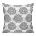 thumbnail image 1 of Grey Dahlia Pillow Covers 18x18 Inch Decorative Throw Pillow Cover, Vintage Rustic Gray Flowers Farmhouse Floral Sofa Pillowcases Accent Cushion Case Home Decor Bedroom Living Room, 1 of 6