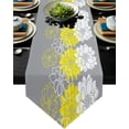 thumbnail image 1 of Grey Dahlia Table Runners For Wedding Party Decoration Modern Table Runner Rustic Wedding Decor For Home, 1 of 1