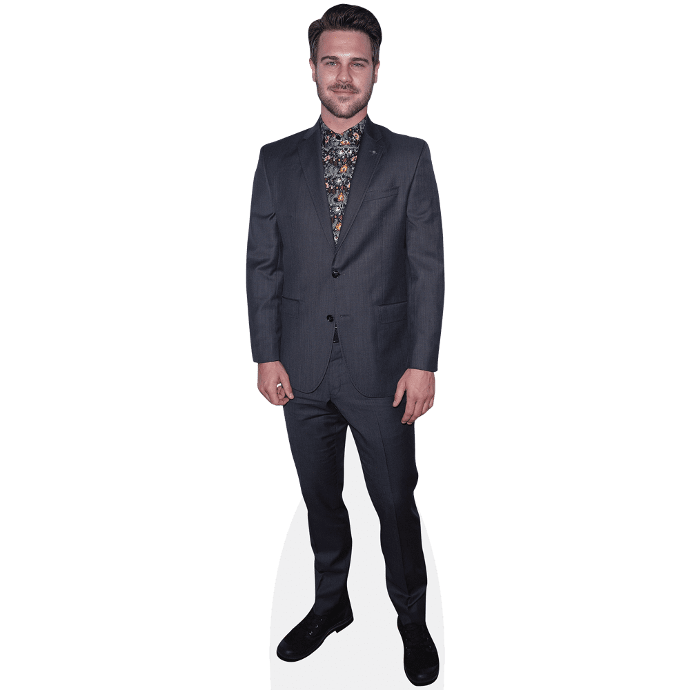 Grey Damon (Suit) Mini Cardboard Cutout Standee