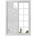 thumbnail image 1 of Grey Dandelion Window Privacy Film, Spring Modern Minimalist Country Flower Static Cling UV Sun Blocking Heat Control Window Tint Day and Night, Non-Adhesive One Way Privacy Cover 17.7''x78.7'', 1 of 7