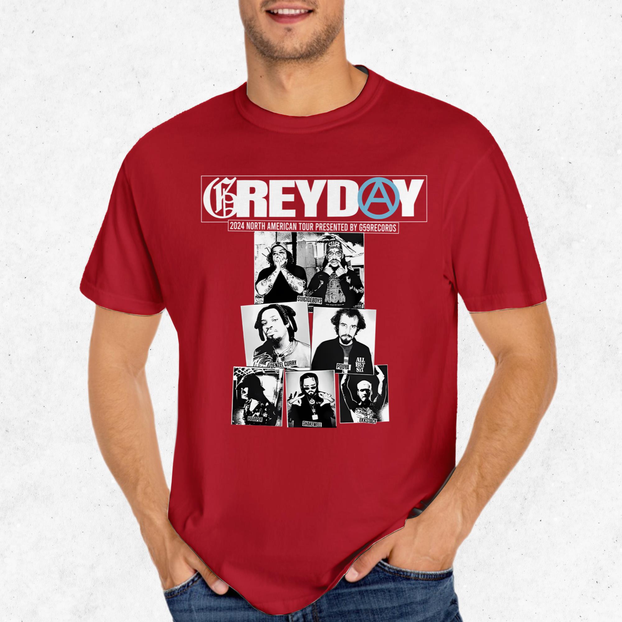 Grey Day 2024 North American Tour TShirt Iconic and Stylish Unisex