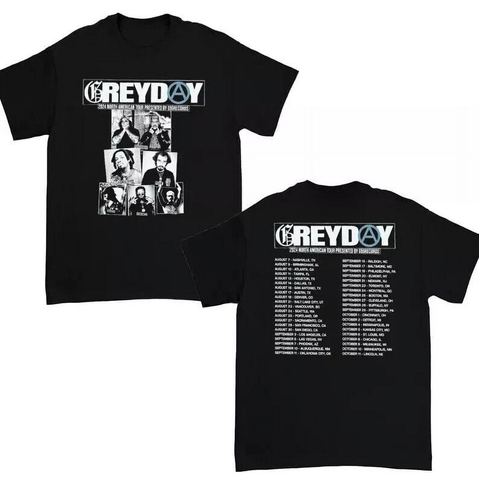 Grey Day 2024 Tour Shirt, Suicide boys Band Fan 2024 Concert Unisex