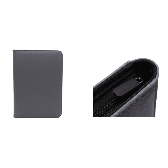 Grey Dex Protection Zip Binder 9 High Quality Card Storage Zipper Binder