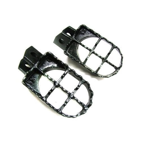 Grey Dirt Bike FOOT PEGS for Yamaha YZ 80 125 250 500 YZ125 WR 200 250 500 WR500