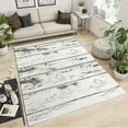 thumbnail image 1 of Grey Distressed Wood Board Texture Area Rug, Retro Traditional Country Style Farmhouse Rugs, Machine Washable Large Floor Carpet For Bedroom Dining Room Home Office 4' x 6', 1 of 6